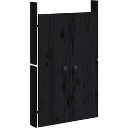 Les portes de cuisine d'extérieur en bois sont un supplément élégant pour compléter votre espace cuisine. Bois de pin massif  ...