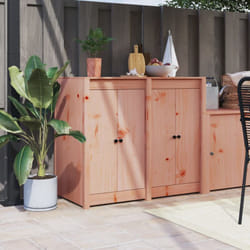 Vidaxl - Portes de cuisine d'extérieur 2 pcs bois massif douglas