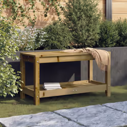 Ce banc de jardin en bois est parfait pour une utilisation à l'extérieur et est conçu pour être le point central de votre jar ...