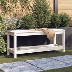 Ce banc de jardin en bois est parfait pour une utilisation à l'extérieur et est conçu pour être le point central de votre jar ...