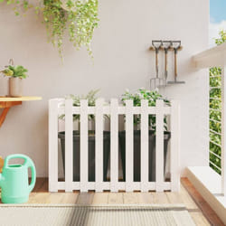 Vidaxl - Lit surélevé de jardin design de clôture 100x50x70cm pin massif