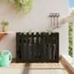 vidaXL Lit surélevé de jardin design de clôture 100x50x70cm pin massif