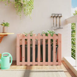 vidaXL Lit surélevé de jardin design de clôture bois douglas massif