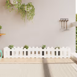 Ce lit surélevé de jardin en bois est un excellent choix pour cultiver une variété de fleurs ou de plantes. Bois de pin massi ...