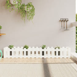 Vidaxl - Lit surélevé de jardin design de clôture 200x30x30cm pin massif