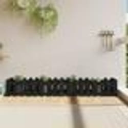 vidaXL Lit surélevé de jardin design de clôture 200x30x30cm pin massif