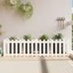 vidaXL Lit surélevé de jardin design de clôture 200x50x50cm pin massif