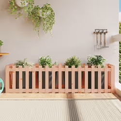 Ce lit surélevé de jardin en bois est un excellent choix pour cultiver une variété de fleurs ou de plantes. Bois de douglas m ...