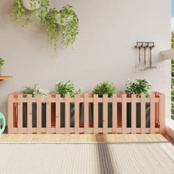Vidaxl - Lit surélevé de jardin design de clôture bois douglas massif