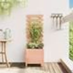 vidaXL Jardinière avec support 39x39,5x114 cm bois massif douglas