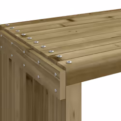 VidaXL 832529 banc de jardin Bois - Vue supplémentaire 8