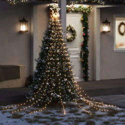 VidaXL Guirlande de Sapin de Noël 320 LED