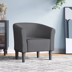 Ce fauteuil cabriolet moderne ajoutera une touche d'élégance à votre salon, chambre à coucher, chambre d'amis ou bureau ! Tis ...