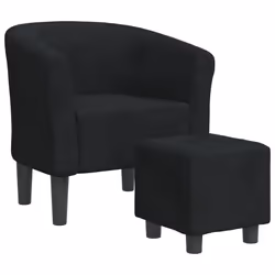 VidaXL 356451, Velours, Noir, mousse, 110 kg, 310 mm, 310 mm