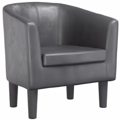 VidaXL 356486, Simili-cuir, Gris, mousse, 110 kg, 700 mm, 560 mm