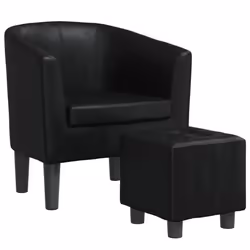 VidaXL 356491, Simili-cuir, Noir, mousse, 110 kg, 310 mm, 310 mm