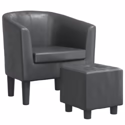 VidaXL 356492, Simili-cuir, Gris, mousse, 110 kg, 310 mm, 310 mm