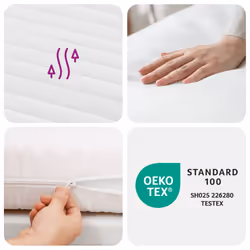 VidaXL 356342 matelas Taille lit simple/twin Matelas en mousse à haute résilience - Vue supplémentaire 8