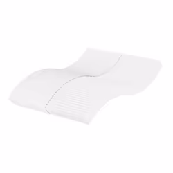 VidaXL 356343, Taille enfant / adulte, Matelas en mousse à haute résilience, Doux/Moyen-dur, Blanc, Coton, Adultes et enfants