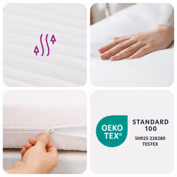 VidaXL 356346 matelas King size Matelas en mousse à haute résilience - Vue supplémentaire 8