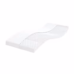 VidaXL 356352, Taille lit simple/twin, Matelas en mousse à haute résilience, Blanc, Adultes et enfants, 900 mm, 2000 mm