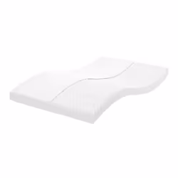 VidaXL 356354, Matelas en mousse à haute résilience, Doux/Moyen-dur, Blanc, Coton, Adultes et enfants, Polyuréthane