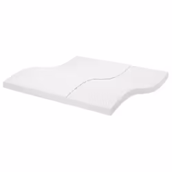 VidaXL 356359, Super King size, Blanc, 2000 mm, 2000 mm, 100 mm