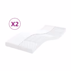 VidaXL 356363 matelas Taille lit simple/twin Matelas en mousse à haute résilience