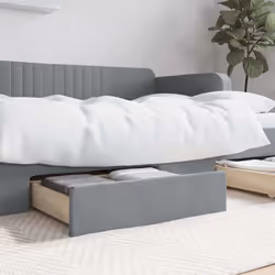 Maximisez l'espace de rangement dans votre chambre à coucher avec ces tiroirs de lit ! Matériau durable : le bois d'ingénieri ...