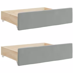 Maximisez l'espace de rangement dans votre chambre à coucher avec ces tiroirs de lit ! Matériau durable : le bois d'ingénieri ...