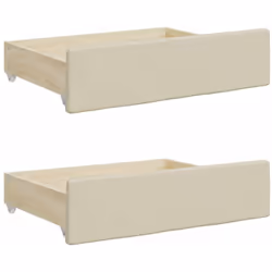 Maximisez l'espace de rangement dans votre chambre à coucher avec ces tiroirs de lit ! Matériau durable : le bois d'ingénieri ...