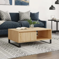 vidaXL Table basse chêne sonoma