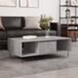 vidaXL Table basse sonoma gris 104x60x35 cm bois d'ingénierie