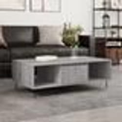 vidaXL Table basse sonoma gris 104x60x35 cm bois d'ingénierie