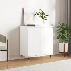vidaXL Buffet Blanc 60x35x70 cm Bois d'ingénierie