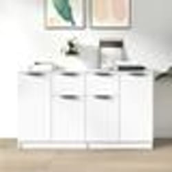 vidaXL Buffet Gris béton 60x35x70 cm Bois d'ingénierie