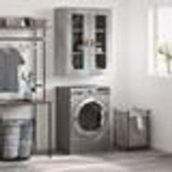 vidaXL Armoire murale gris béton 69,5x34x90 cm