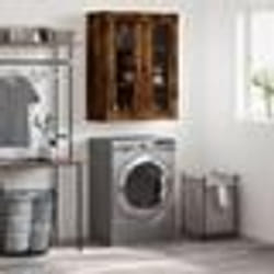 vidaXL Armoire murale chêne fumé 69,5x34x90 cm