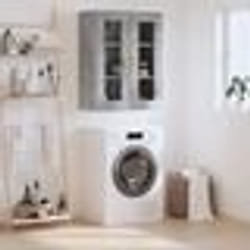 vidaXL Armoire murale gris béton 69,5x34x90 cm