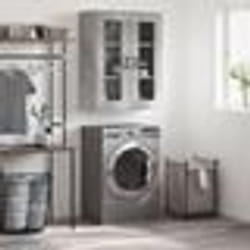 vidaXL Armoire murale gris béton 69,5x34x90 cm