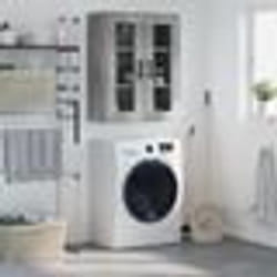 vidaXL Armoire murale gris béton 69,5x34x90 cm