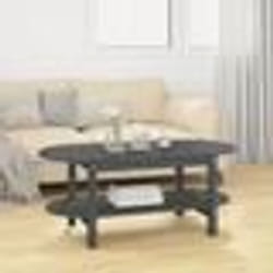 vidaXL Armoire murale chêne fumé 69,5x34x90 cm