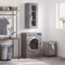 vidaXL Armoire murale gris béton 34,5x34x90 cm