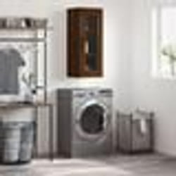 vidaXL Armoire murale chêne marron 34,5x34x90 cm