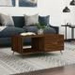 vidaXL Table basse chêne marron 90x50x40 cm bois d'ingénierie