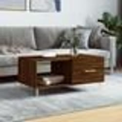 vidaXL Table basse chêne marron 90x50x40 cm bois d'ingénierie