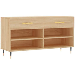 Vidaxl - Banc à chaussures chêne sonoma 102x35x55 cm bois d'ingénierie