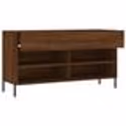 vidaXL Banc à chaussures chêne marron 102x35x55 cm bois d'ingénierie