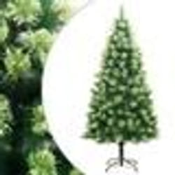 vidaXL Sapin de Noël artificiel à charnières avec support 210 cm 356739