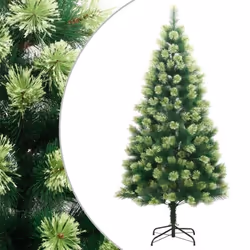 vidaXL Sapin de Noël artificiel à charnières avec support 240 cm 356740